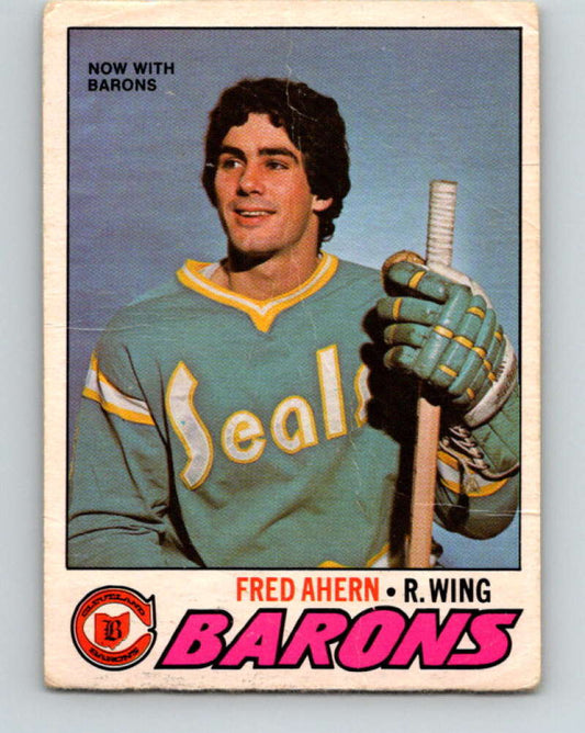 1977-78 O-Pee-Chee #280 Fred Ahern NHL  Barons 9914 Image 1
