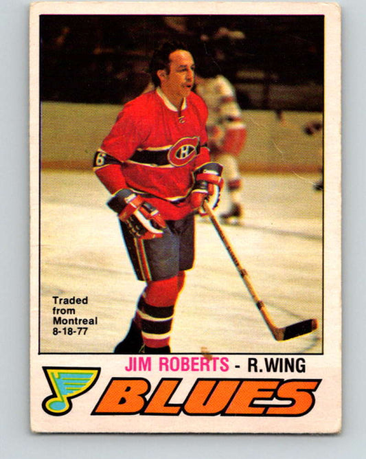1977-78 O-Pee-Chee #281 Jim Roberts NHL  Blues 9915 Image 1