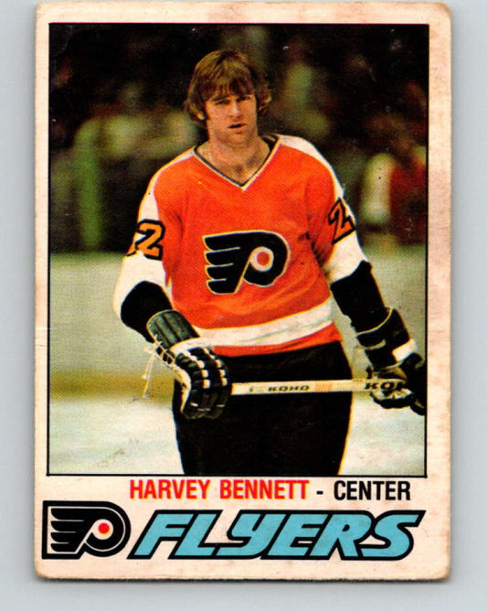 1977-78 O-Pee-Chee #282 Harvey Bennett NHL  RC Rookie Flyers 9916