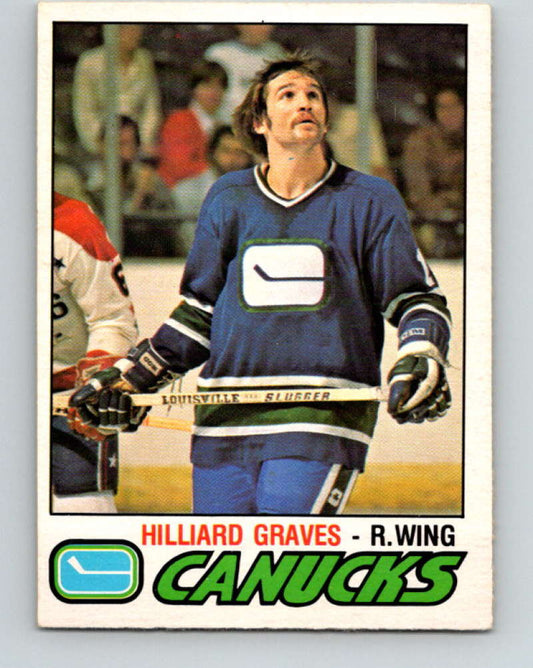 1977-78 O-Pee-Chee #286 Hilliard Graves NHL  Canucks 9921 Image 1