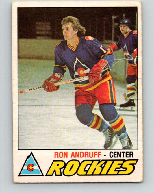 1977-78 O-Pee-Chee #288 Ron Andruff NHL  RC Rookie Rockies 9923 Image 1