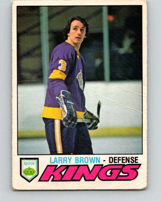 1977-78 O-Pee-Chee #289 Larry Brown NHL  Kings 9924 Image 1
