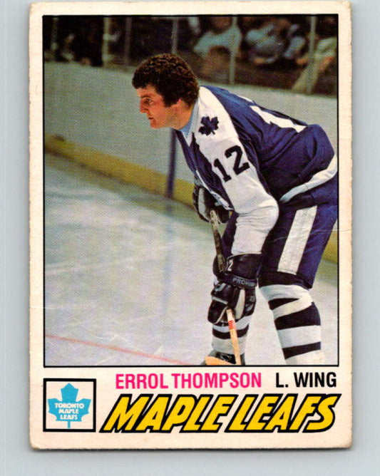 1977-78 O-Pee-Chee #293 Errol Thompson NHL  Maple Leafs 9928