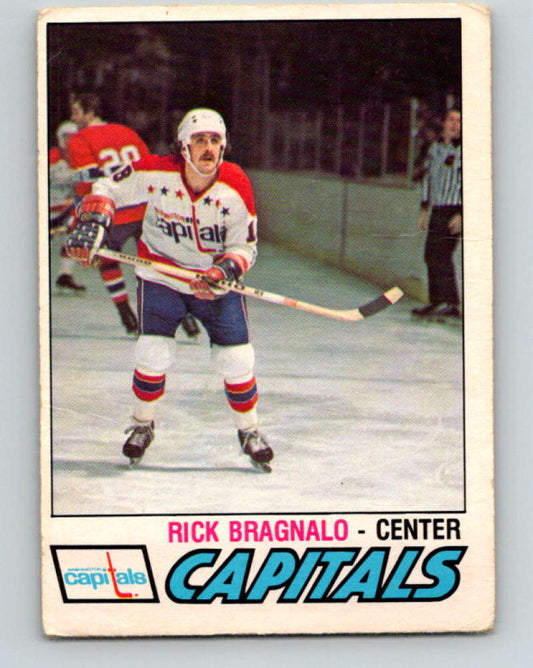 1977-78 O-Pee-Chee #296 Rick Bragnalo NHL  RC Rookie Capitals 9931 Image 1