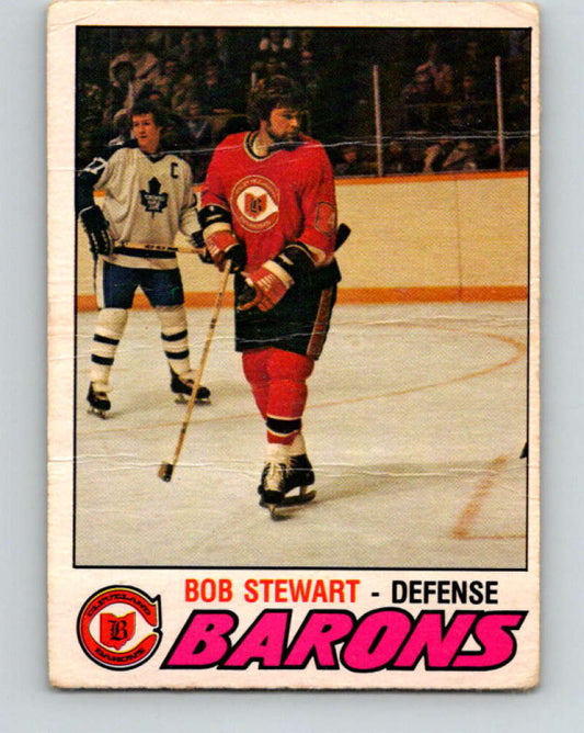 1977-78 O-Pee-Chee #299 Bob Stewart NHL  Barons 9934 Image 1