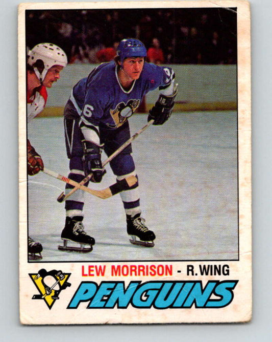 1977-78 O-Pee-Chee #300 Lew Morrison NHL  Penguins 9935 Image 1