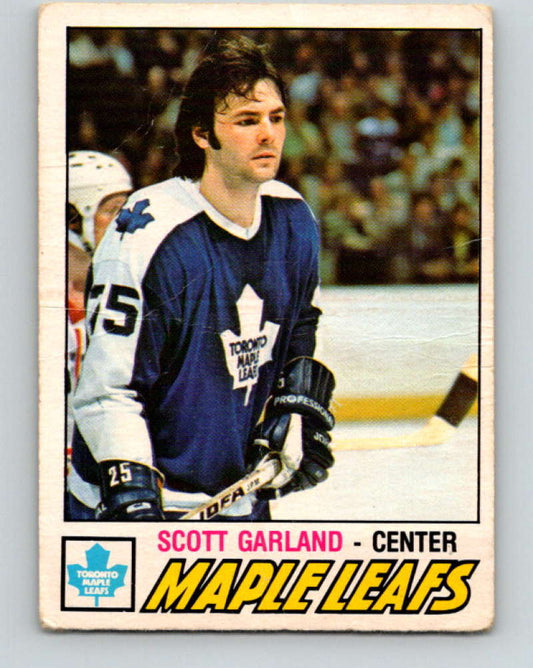 1977-78 O-Pee-Chee #302 Scott Garland NHL  Maple Leafs 9937 Image 1