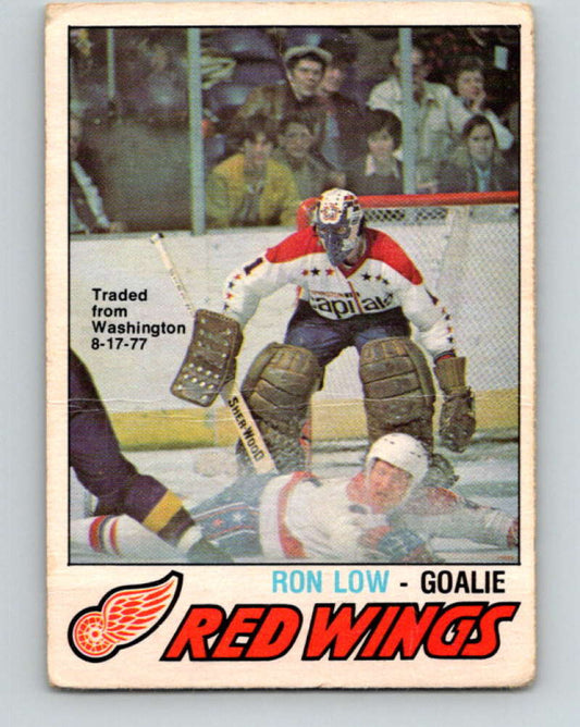 1977-78 O-Pee-Chee #305 Ron Low NHL  Red Wings 9940 Image 1