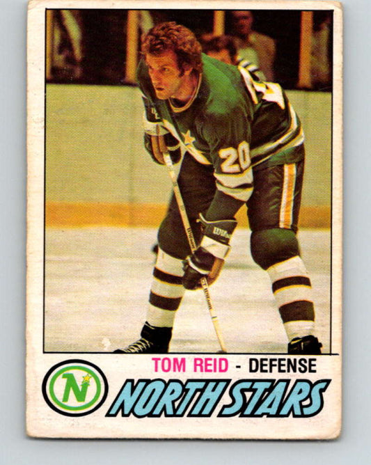 1977-78 O-Pee-Chee #306 Tom Reid NHL  North Stars 9941 Image 1