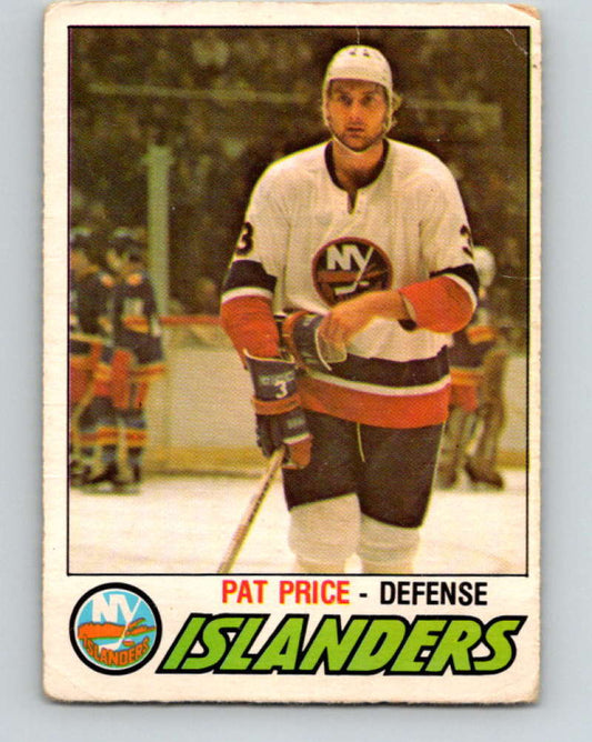 1977-78 O-Pee-Chee #308 Pat Price NHL  NY Islanders 9943 Image 1