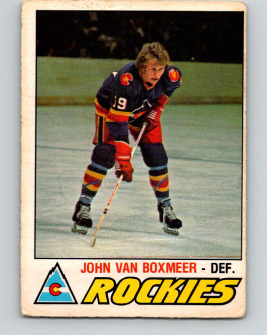1977-78 O-Pee-Chee #315 John Van Boxmeer NHL  Rockies 9950 Image 1