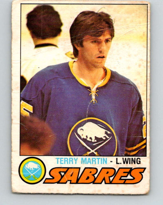 1977-78 O-Pee-Chee #318 Terry Martin NHL  RC Rookie Sabres 9953 Image 1