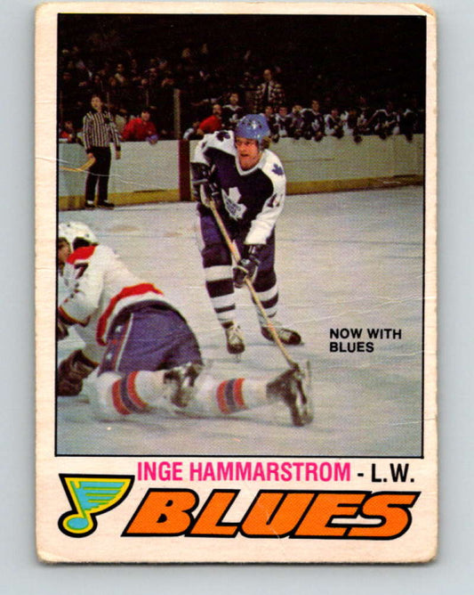 1977-78 O-Pee-Chee #320 Inge Hammarstrom NHL  Blues 9955 Image 1