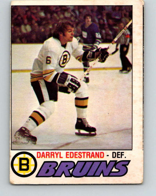 1977-78 O-Pee-Chee #321 Darryl Edestrand NHL  Bruins 9956 Image 1