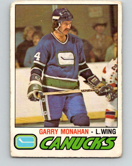 1977-78 O-Pee-Chee #341 Garry Monahan NHL  Canucks 9976 Image 1