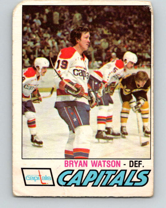 1977-78 O-Pee-Chee #342 Bryan Watson NHL  Capitals 9977 Image 1