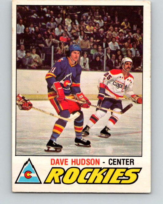 1977-78 O-Pee-Chee #343 Dave Hudson NHL  Rockies 9978 Image 1