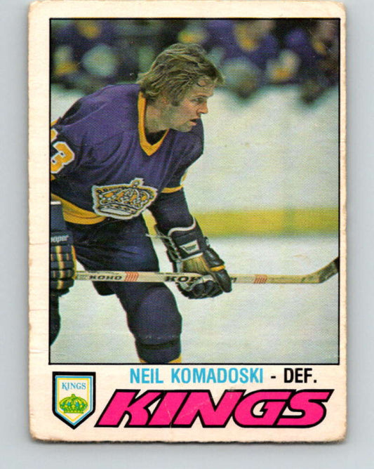 1977-78 O-Pee-Chee #344 Neil Komadoski NHL  Kings 9979 Image 1