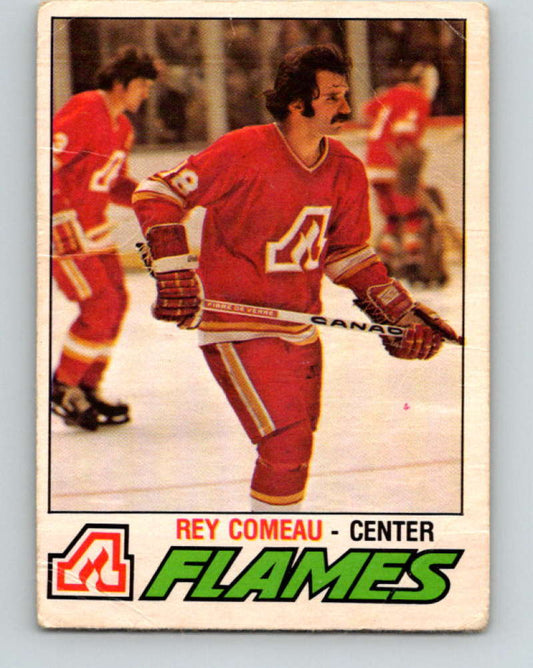 1977-78 O-Pee-Chee #346 Rey Comeau NHL  Flames 9981 Image 1