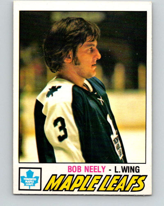 1977-78 O-Pee-Chee #347 Bob Neely NHL  Maple Leafs 9982 Image 1