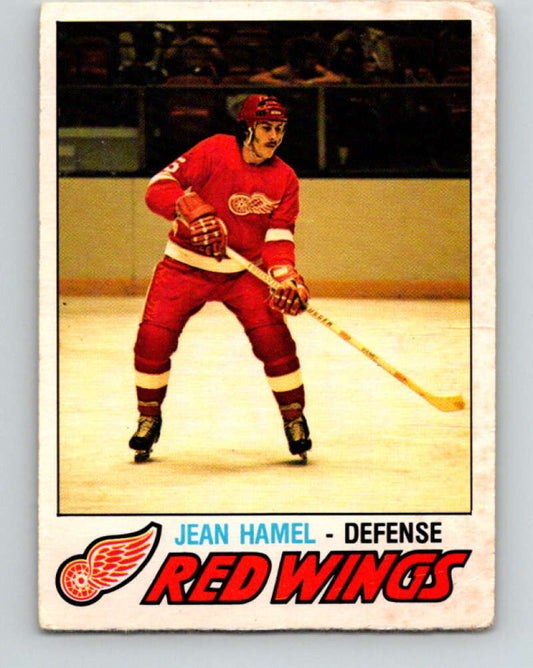 1977-78 O-Pee-Chee #348 Jean Hamel NHL  Red Wings 9983 Image 1