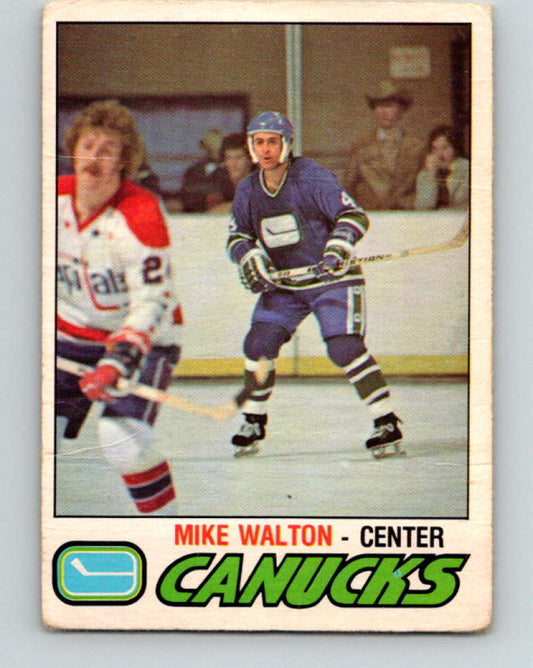1977-78 O-Pee-Chee #350 Mike Walton NHL  Canucks 9985