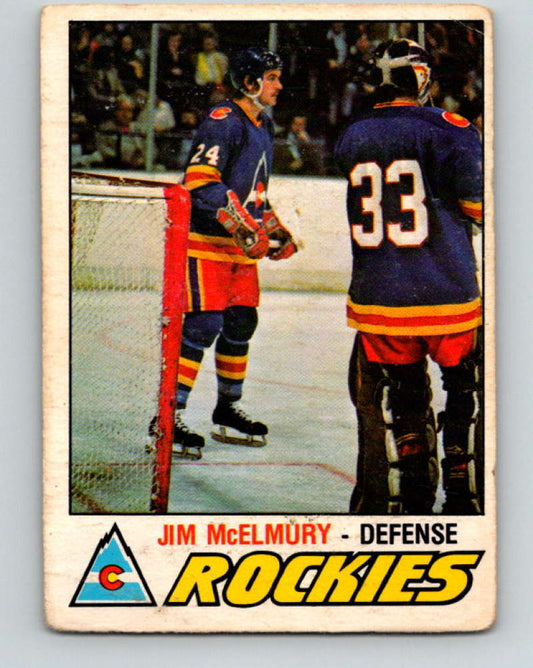 1977-78 O-Pee-Chee #352 Jim McElmury NHL  Rockies 9987 Image 1
