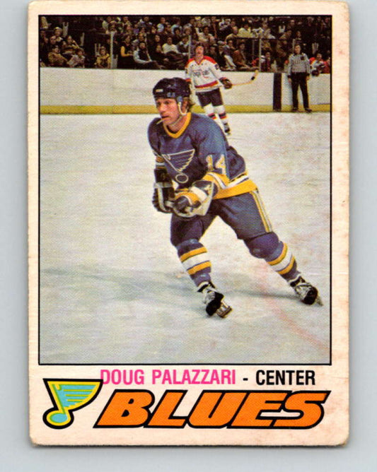 1977-78 O-Pee-Chee #354 Doug Palazzari NHL  RC Rookie Blues 9989 Image 1