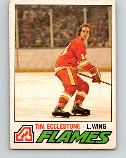 1977-78 O-Pee-Chee #364 Tim Ecclestone NHL  Flames 10000 Image 1