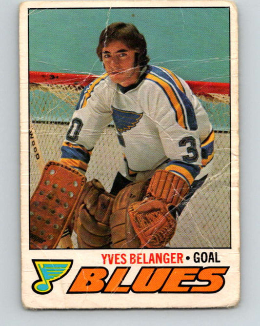 1977-78 O-Pee-Chee #367 Yves Belanger NHL  Blues 10003
