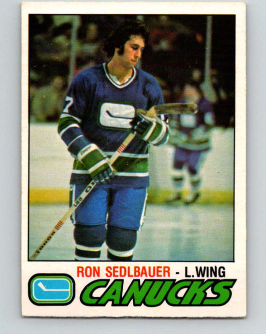 1977-78 O-Pee-Chee #368 Ron Sedlbauer NHL  Canucks 10004 Image 1