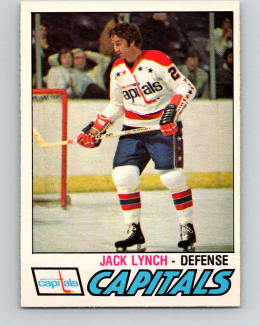 1977-78 O-Pee-Chee #369 Jack Lynch NHL  Capitals UER 10005 Image 1