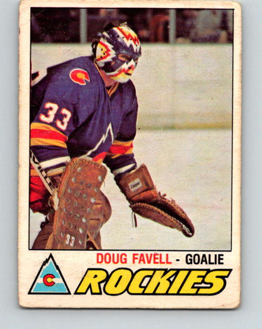 1977-78 O-Pee-Chee #370 Doug Favell NHL  Rockies 10006