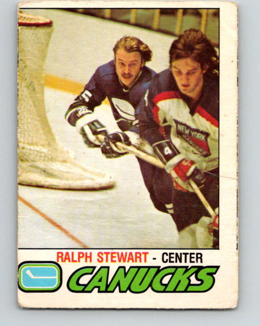 1977-78 O-Pee-Chee #386 Ralph Stewart NHL  Canucks 10123 Image 1