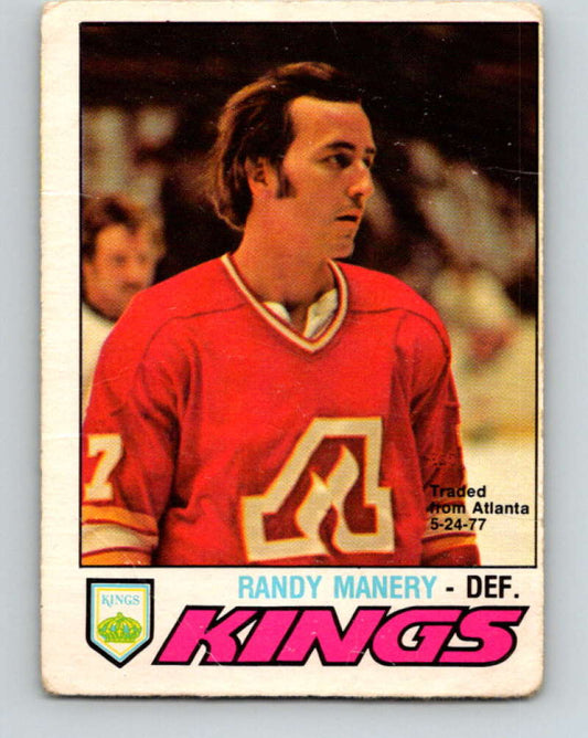 1977-78 O-Pee-Chee #389 Randy Manery NHL  Kings 10126