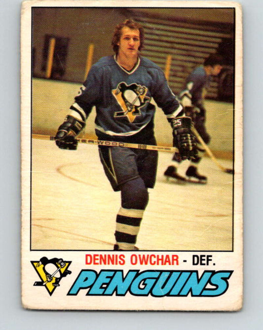 1977-78 O-Pee-Chee #391 Dennis Owchar NHL  Penguins 10128 Image 1