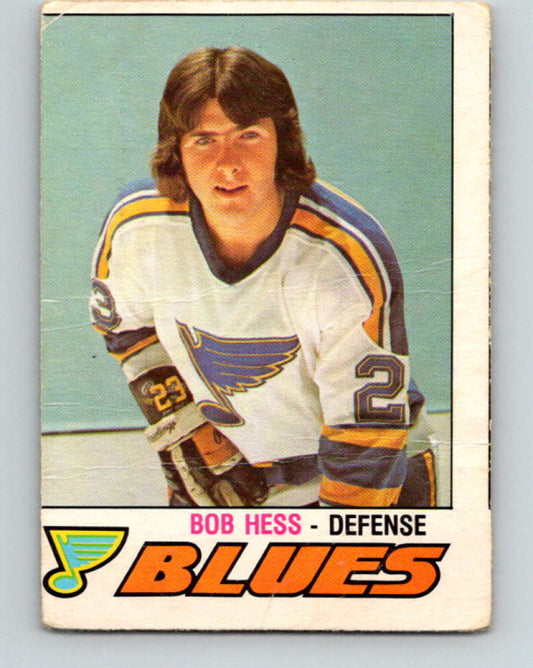 1977-78 O-Pee-Chee #394 Bob Hess NHL  Blues 10131 Image 1