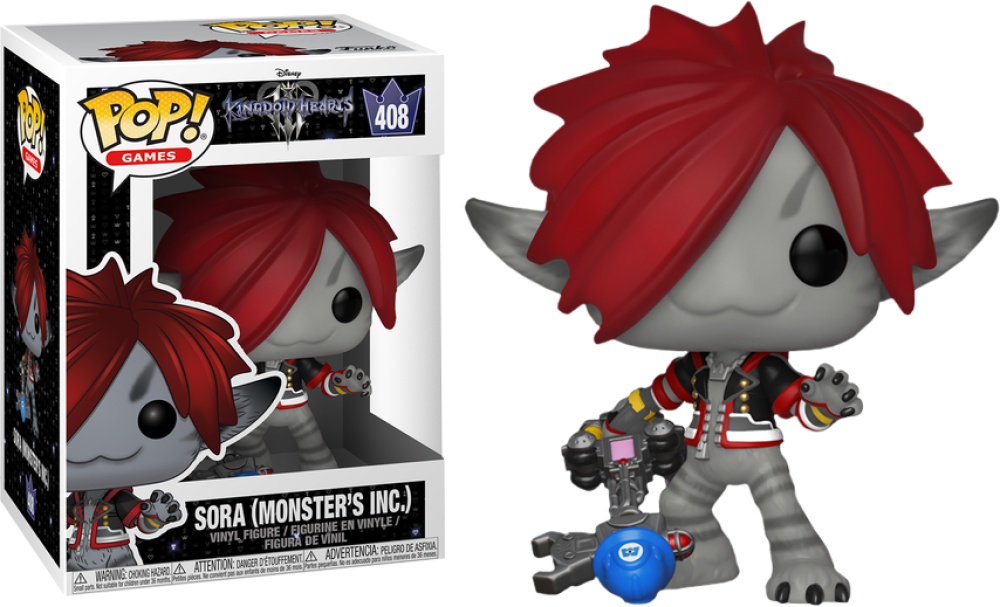 Funko Pop - 408 Disney Kingdom Hearts - Sora (Monsters Inc.) Vinyl Figure Image 1