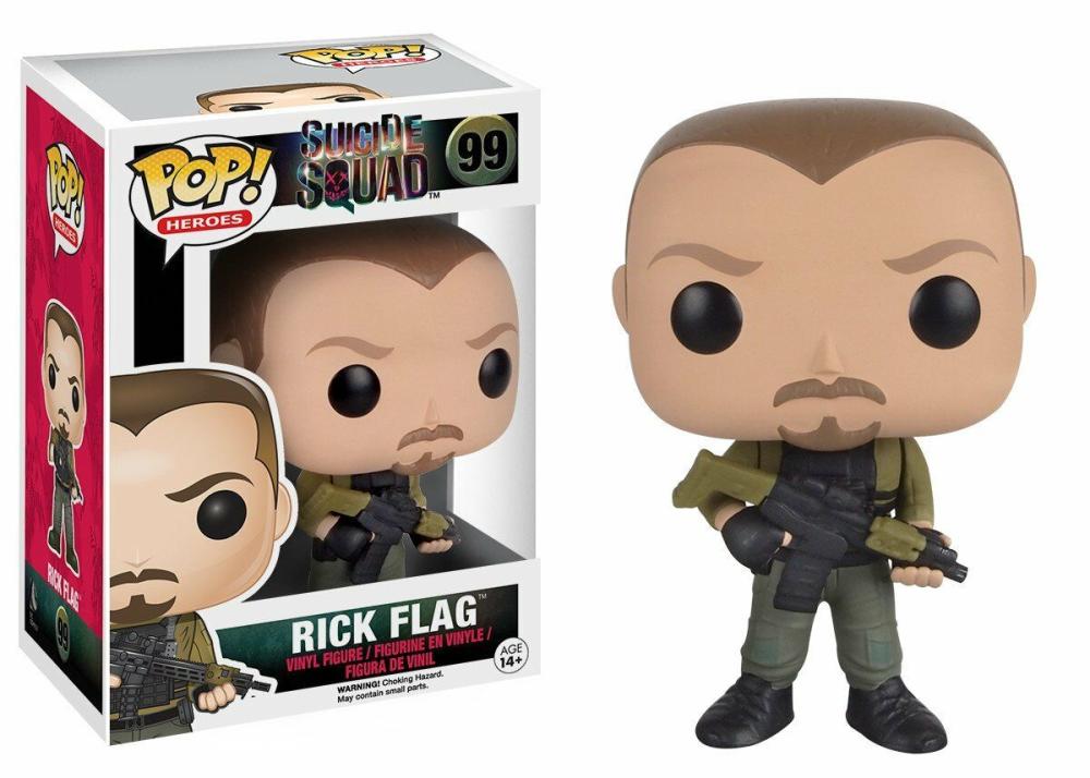 Funko Pop - 99 Heroes Suicide Squad - Rick Flag Vinyl Figure *VAULTED