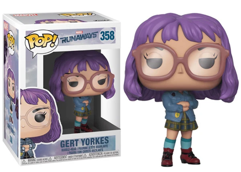 Funko Pop - 358 Marvel Runaways - Gert Yorkes Vinyl Figure Image 1