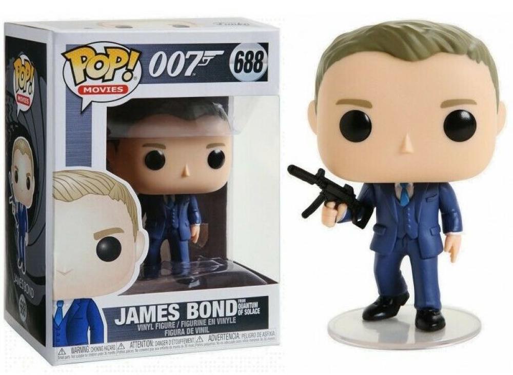Funko Pop - 688 Movies 007 Quantum of Silence - James Bond Vinyl Figure