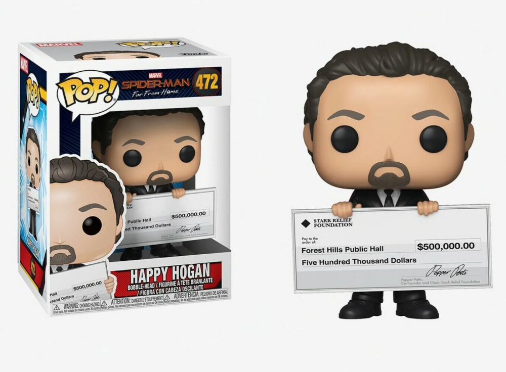 Funko Pop - 472 Spiderman: Far From Home - Happy Hogan Vinyl Figure *VAULTED Image 1
