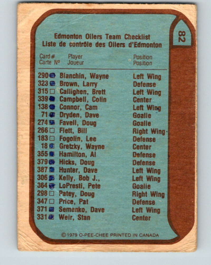 1979-80 O-Pee-Chee #82 Emblem Oilers NHL Oilers TC 10240