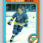 1979-80 O-Pee-Chee #84 Brian Sutter NHL  Blues 10242