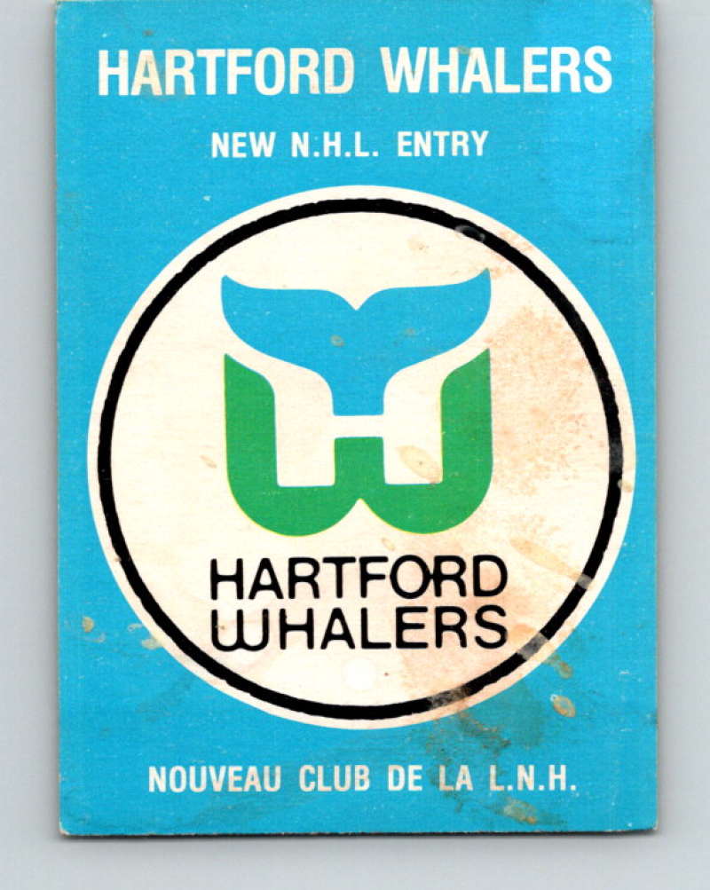 1979-80 O-Pee-Chee #163 Hartford Whalers NHL Whalers TC 10338 Image 1