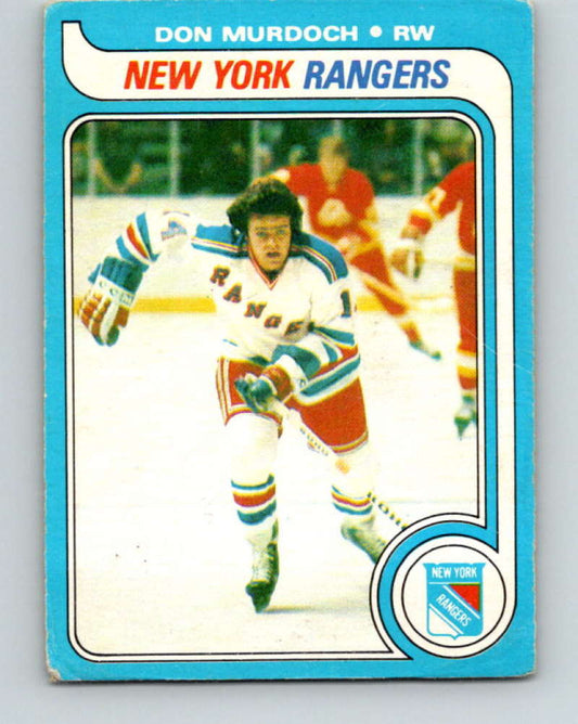 1979-80 O-Pee-Chee #168 Don Murdoch NHL  NY Rangers 10344