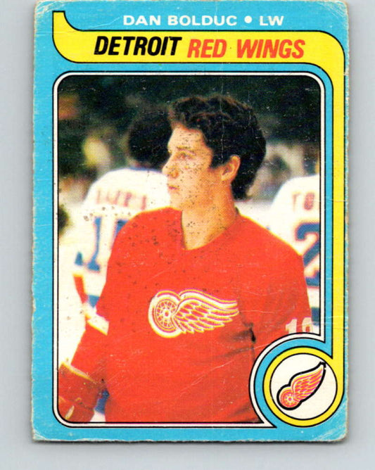 1979-80 O-Pee-Chee #173 Dan Bolduc NHL  RC Rookie Wings 10351