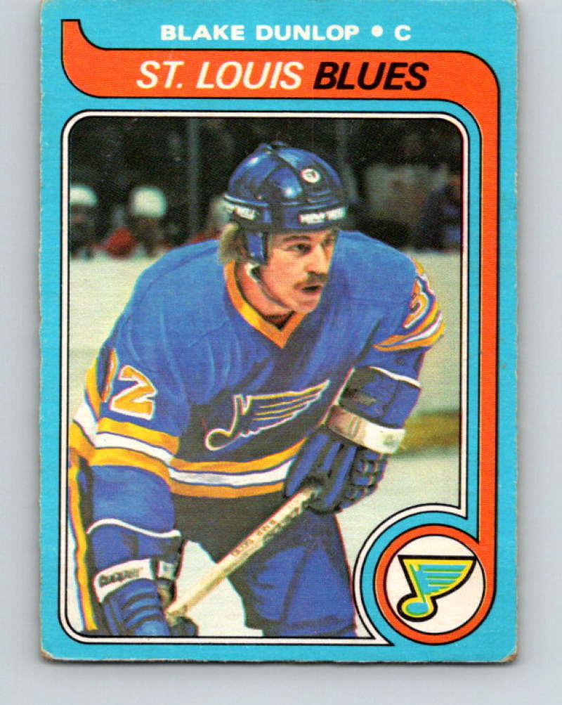 1979-80 O-Pee-Chee #174 Blake Dunlop NHL Blues 10352 Image 1