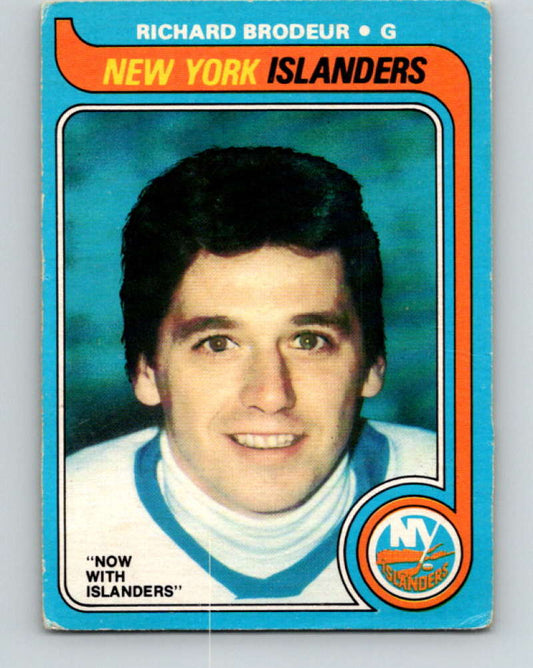 1979-80 O-Pee-Chee #176 Richard Brodeur NHL  NY Islanders 10354