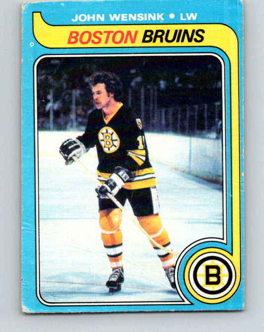 1979-80 O-Pee-Chee #182 John Wensink NHL  Bruins 10362 Image 1